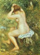 Pierre Renoir Baigneuse se Coiffant Spain oil painting artist